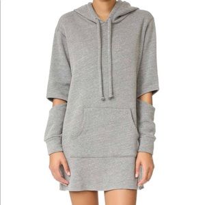 LNA hoodie sweatshirt dress